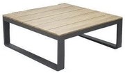 Faro moduliare lounge tuintafel 80x80xH32 cm aluminium acacia