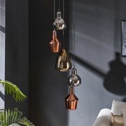 Trapse Hanglamp Verchroomd Glas