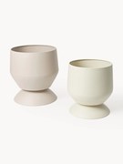 Plantenpotten Renya van metaal, 2-delig