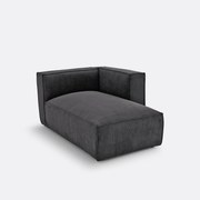 Element voor modulaire bank, in ribfluweel, Seven