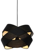 Stoffen Moderne hanglamp zwart - Cloth Modern E27 rond Binnenverlichting Lamp