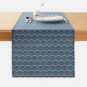 Bedrukte tafelloper Mina, antivlekken