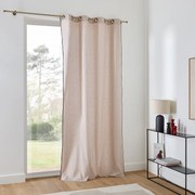 Gordijn in halflinnen met oogjes, Lincot