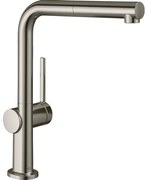 Hansgrohe Talis 1-gr keukenmkr 270 uittrekb uitloop sBox rvs-look 72809800