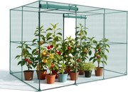 VEVOR plantenbeschermingstent, 2900x1940x1940 mm, plantenbeschermingsnet, deur met ritssluiting, winddicht, plantenkooi/kas voor verhoogde plantenbedden, buiten, tuin, terras en gazon.