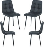 Set 4 Stuhl Stoelen