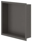 IVY Inbouwnis - 30x30x7.5cm - Geborsteld metal black PVD 6500706