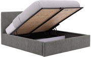 Goossens Bedframe Mysen Storage, 140 x 200 cm met storage, met 2x lattenbodem