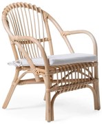 CHILDHOME Kinderstoel met kussen Montana rattan naturel