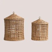 Set Van 2 Daire Manden Natuurlijk - Sklum