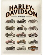 Metalen bord Harley Davidson - Models