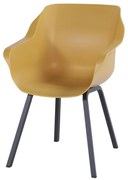 Sophie Element dining tuinstoel curry yellow Hartman