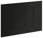 Hotbath Bas drukplaat voor Geberit UP320/UP720/TECE zwart geborsteld PVD