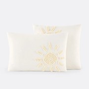 Kussensloop in getuft katoen, Melenaos