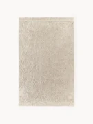 Pluizig hoogpolig vloerkleed Dreamy met franjes