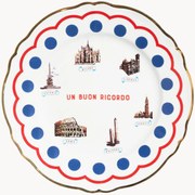 Porseleinen dinerbord Monumenti