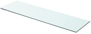 vidaXL Wandschap transparant 70x20 cm glas