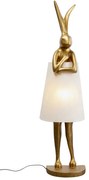Kare Design Rabbit Gold/White Vloerlamp Goud Konijn