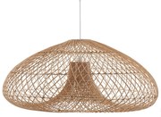 Hanglamp in gevlochten rotan, Titou