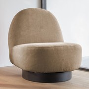 Zuiver Eden Moss Ronde Fauteuil Draaibaar Moss Groen