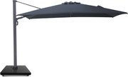 Zweefparasol  2.6x3.5m Graphite (excl. voet) Grijs-antraciet Camello Luna
