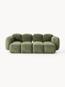 Modulaire bank Tayla (3-zits) van teddy bouclé