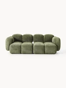 Modulaire bank Tayla (3-zits) van teddy bouclé