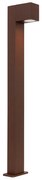 Industriële staande buitenlamp roestbruin 80 cm IP44 - Baleno