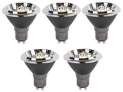 Set van 5 GU10 3-staps dim to warm LED lamp AR70 6W 320 lm 2000-3000K
