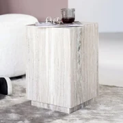 Eleonora Vince Bijzettafel Marmer Blok - 30.5 X 30.5cm.