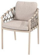 Taste by 4 Seasons Piacenza tuinstoel SALE Tuinstoel beige weerbestendig