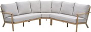 Garden Impressions Ariane loungeset 3-delig - light teak look