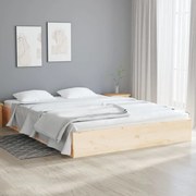 vidaXL Bedframe massief hout 120x190 cm 4FT Small Double