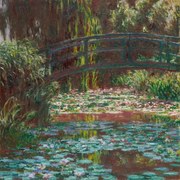 Kunstreproductie Waterlelie vijver, Claude Monet