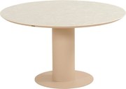 Dining Tuintafel  120 cm Keramiek steen Taupe Zaragoza