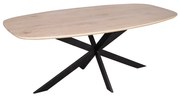 Starfurn Ferris Deens Ovale Eettafel Naturel Eiken 200 Cm - 200 X 100cm.