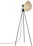 Landelijke vloerlamp tripod touw - Jenthe Landelijk E27 Binnenverlichting Lamp