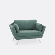 Fauteuil XL in fluweel Topim
