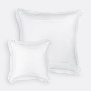 Geborduurde kussenhoes in katoen met volant, Oyena