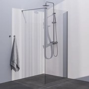 BRAUER Season Inloopdouche - helder glas - 100x200cm - geborsteld RVS GS-SEIC1H100200NG