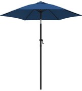 vidaXL Parasol 200x211 cm aluminium blauw