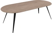 Goossens Excellent Eettafel Floyd, Semi rond 240 x 100 cm