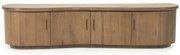 Eleonora Josh Tv-meubel Organische Vorm Eiken 180 Cm Bruin - 180x42x43cm.