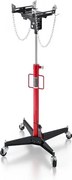 VEVOR Hydraulische krik met 500 kg hefvermogen, telescopische krik met pedaal, 360° zwenkwiel, hefhoogte 127-202 cm, takel voor garage/werkplaats Rood + Zwart