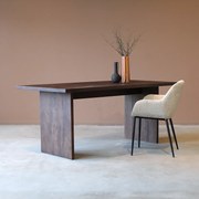 Japandi Eettafel Walnoot 230x100 Cm - 230 X 100cm.