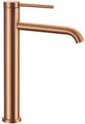 Wastafelkraan Rea Clif Brush Copper HIGH