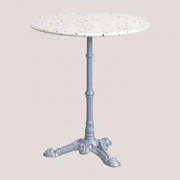 Ronde Terrazzo Bartafel (ø60 Cm) Volutto Grijs - Sklum