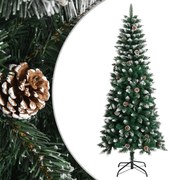 vidaXL Kunstkerstboom met standaard 180 cm PVC groen