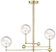 Hanglamp Goud Glas Bollen 3 stuks APP918-3CP