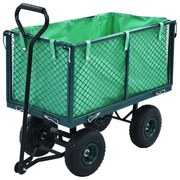 vidaXL Tuinwagen 350 kg groen